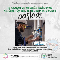 İEZB’NİN EĞİTİM ATAĞI SÜRÜYOR; “TEMEL ELEKTRİK VE MATEMATİK EĞİTİMLERİ BAŞLADI”