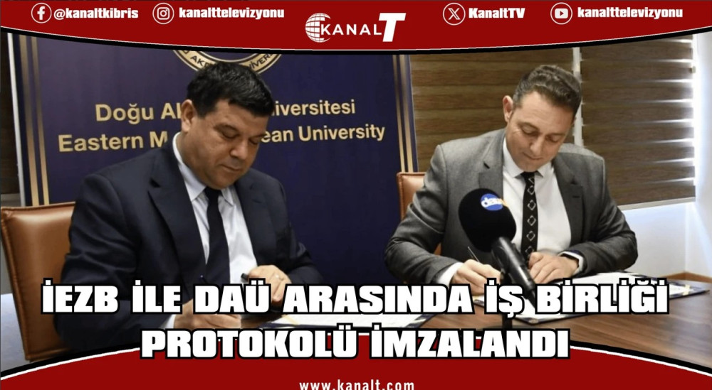 İEZB ile DAÜ Arasında Eğitim ve Teknopark İş Birliği Protokolü İmzalandı