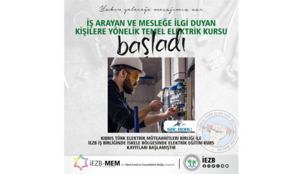 TEMEL ELEKTRİK VE MATEMATİK EĞİTİMLERİ BAŞLADI