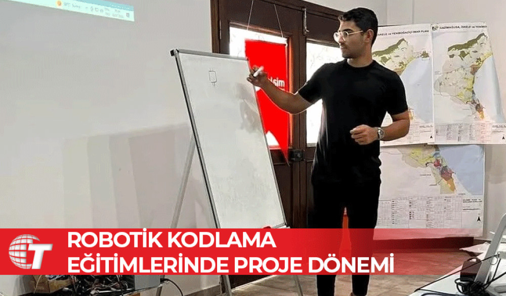 Robotik kodlama eğitimleri alan gençler, damlama sulama sistemi üzerinde çalışmalara başladı