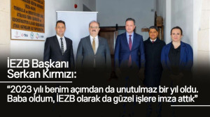 İEZB Başkanı Serkan Kırmızı&#039;dan yenil yıl mesajı...